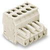 WAGO Buchsengehäuse-Kabel – 4-polig, 5 mm Rastermaß