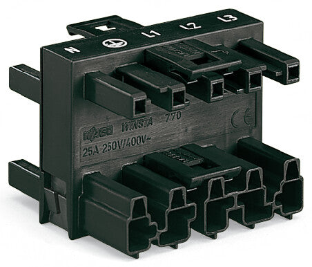 WAGO Verteiler – 1 Stecker, 3 Buchsen, fehlsteckgeschützt