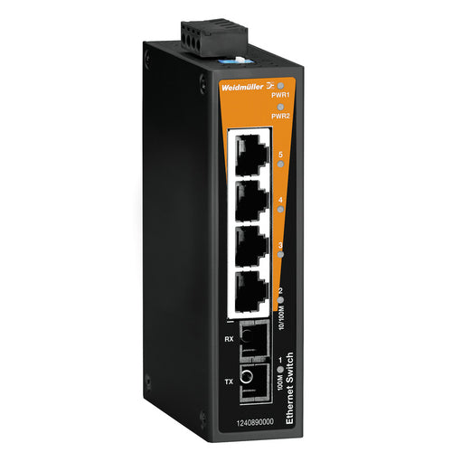 Weidmüller Industrieswitch – 4 Ethernet-Ports, einfache Installation