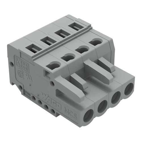 WAGO Buchsengehäuse-Kabel – 4-polig, 320 V Spannung