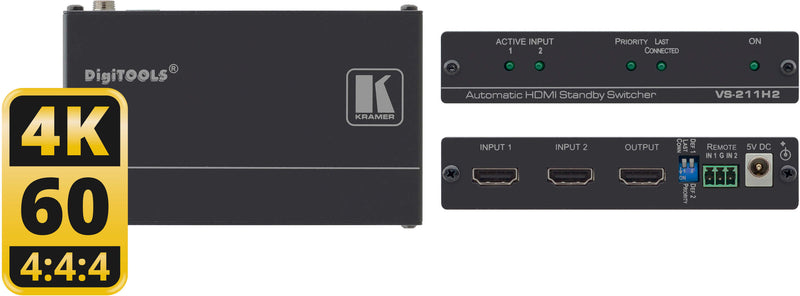 Kramer HDMI Switcher – Automatisch, 4K UHD Unterstützung