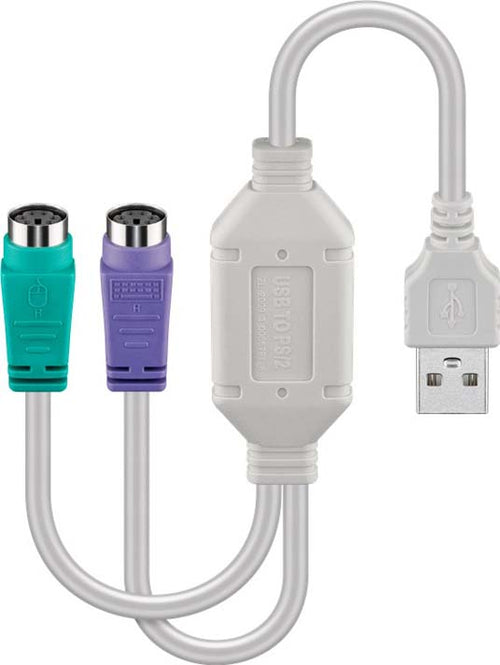 Wentronic USB-zu-PS/2 Adapter – Für ältere Tastaturen und Mäuse