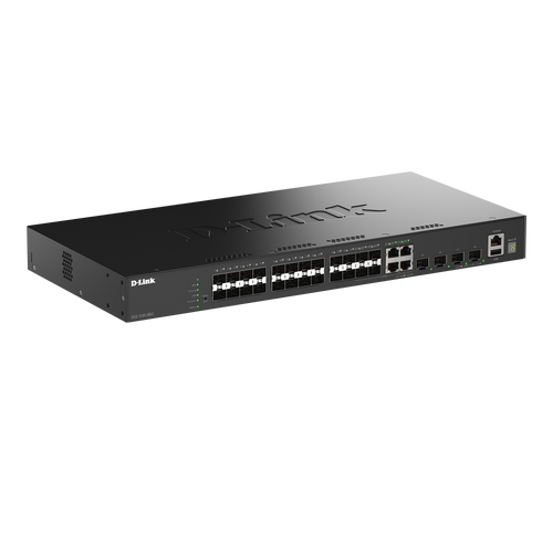 D-Link Netzwerkswitch – 28 Ports, Gigabit Ethernet