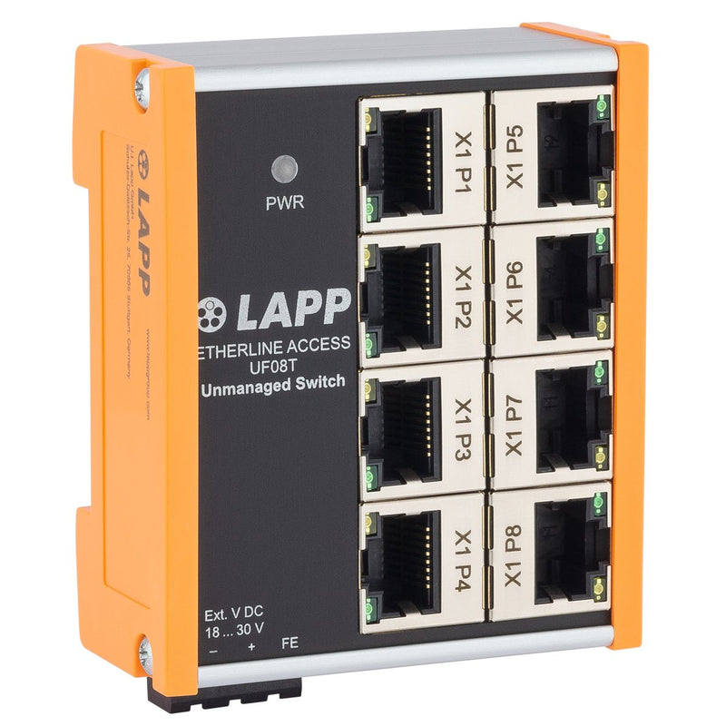 LAPP Netzwerk-Switch – 8 Ports für zuverlässige Verbindungen