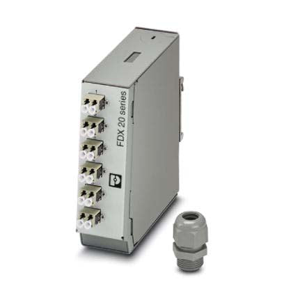Phoenix Contact Glasfaserkabelkiste – DIN-Schienenmontage, 6 Ports