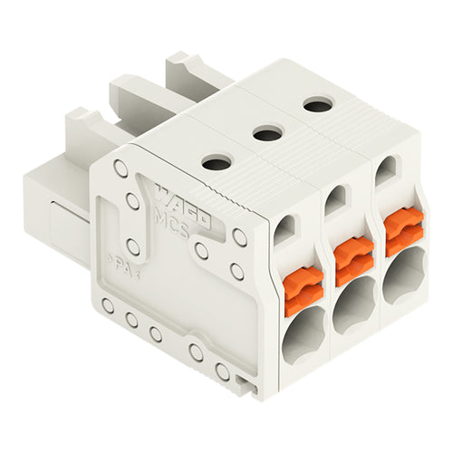 WAGO Buchsengehäuse-Kabel – 3-polig, robustes Polyamid