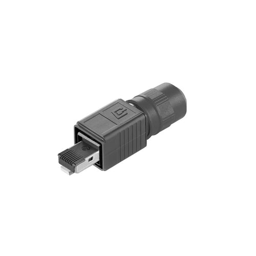 Weidmüller RJ-45 Steckverbinder – Cat6/6a, Schwarz-Orange