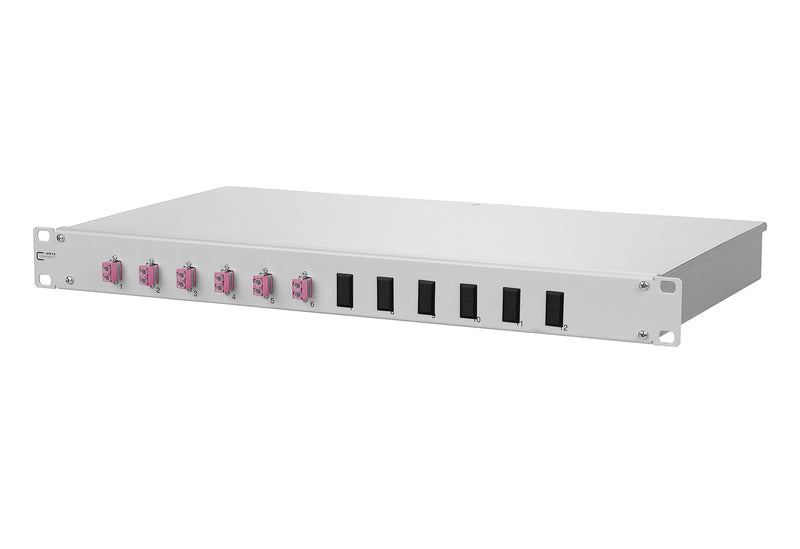 Metz Connect Patchfeld – 6 LC-Anschlüsse, schnelle Datenübertragung