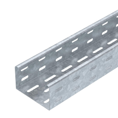 OBO Bettermann Kabelrinne – gelocht, 60x100x3000 mm