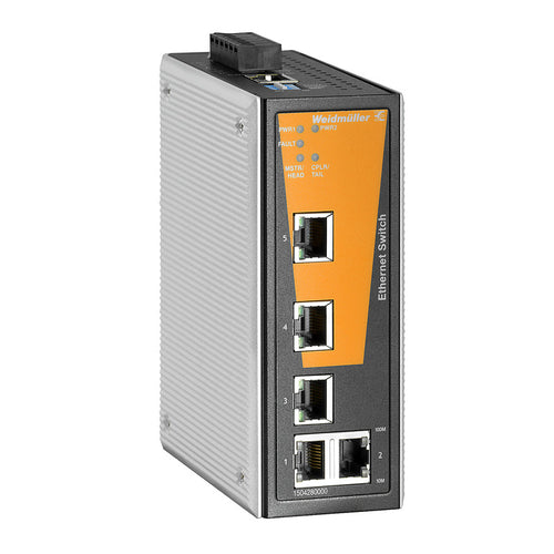 Weidmüller Netzwerk-Switch – 5 Ports für einfache Verbindung