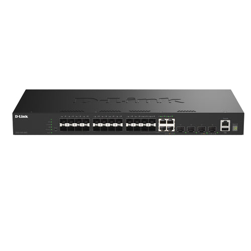 D-Link Netzwerkswitch – 28 Ports, Gigabit Ethernet
