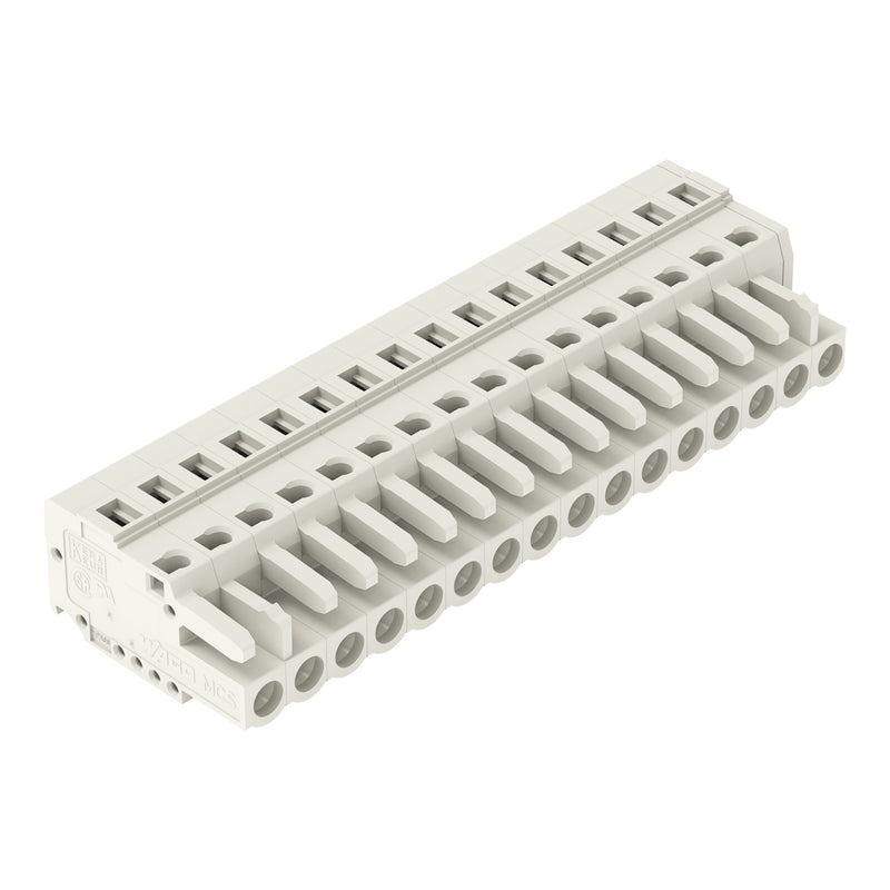 WAGO Buchsengehäuse-Kabel – 16-polig, robustes Polyamid