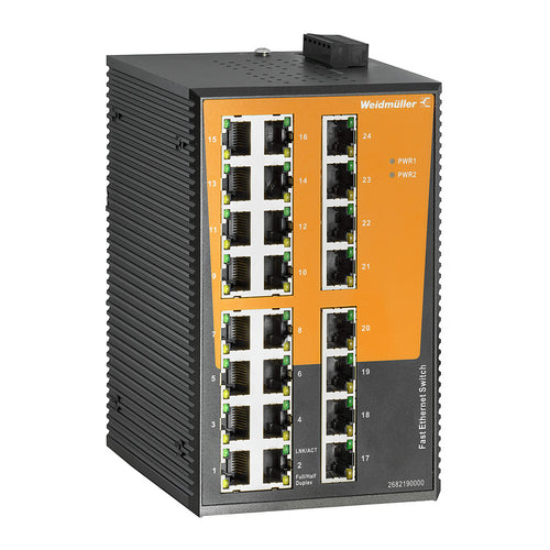 Weidmüller Ethernet Switch – 24 Ports, für zuverlässige Netzwerke