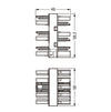 WAGO Steckverbinder – 5-polig, 25 A, Blau, 20er Pack