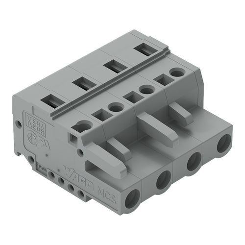 WAGO Buchsengehäuse-Kabel – 4-polig, 50 Stück