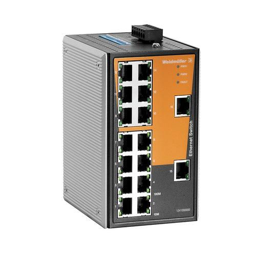 Weidmüller Industrieswitch – 16 Ethernet-Ports für zuverlässige Netzwerke
