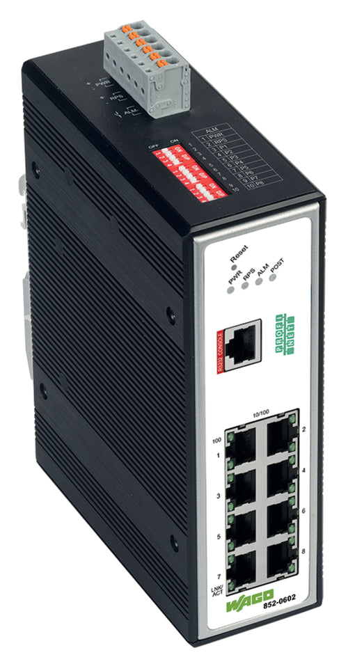 WAGO Netzwerk-Switch – 8 Ports für zuverlässige Verbindungen