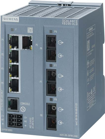 Siemens Netzwerk-Switch – 5 Ports, robustes Design