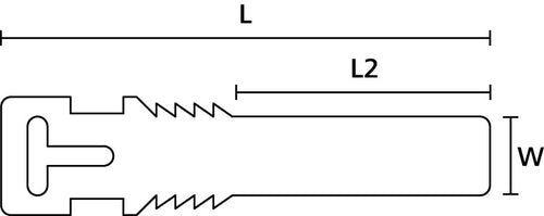 HellermannTyton Kennzeichnungsschilder – 12x74mm, 500 Stück, gelb