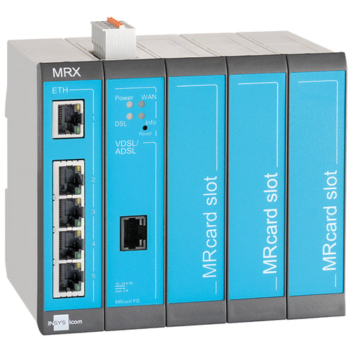INSYS Router – 5-Port-Switch, montierbar an DIN-Schiene