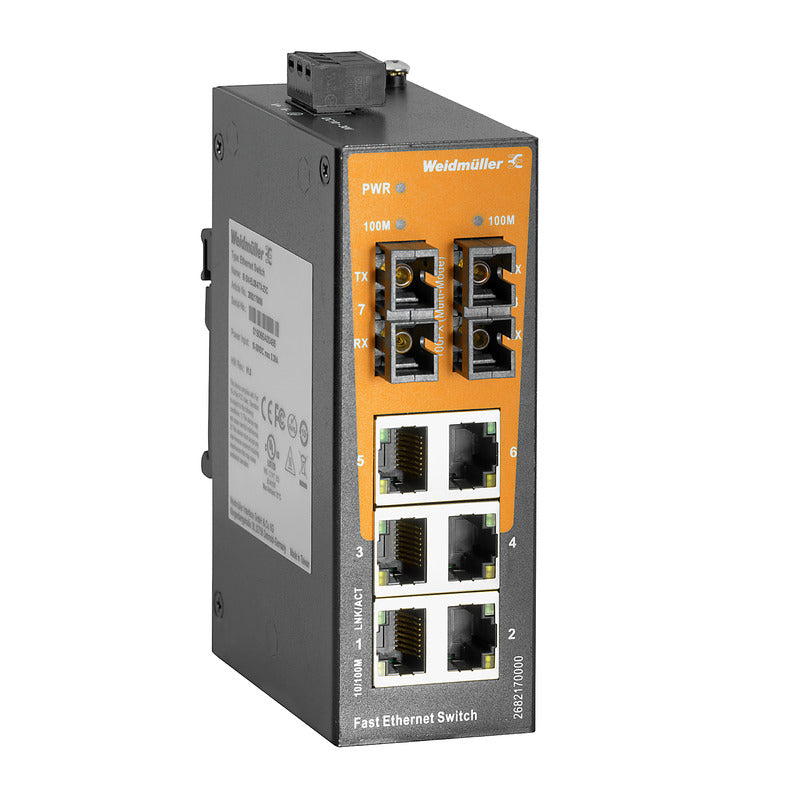 Weidmüller Ethernet Switch – 8 Ports, schnelles Netzwerk