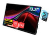 Verbatim Tragbarer Monitor – 13,3" IPS-Display, Energieklasse A