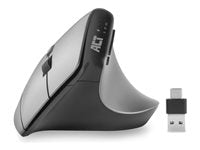 ACT Ergonomische Maus – Kabellos, für Rechtshänder