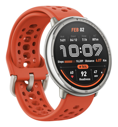 Huami Amazfit Active 2 Smartwatch – Lederarmband, Fitness-Tracking