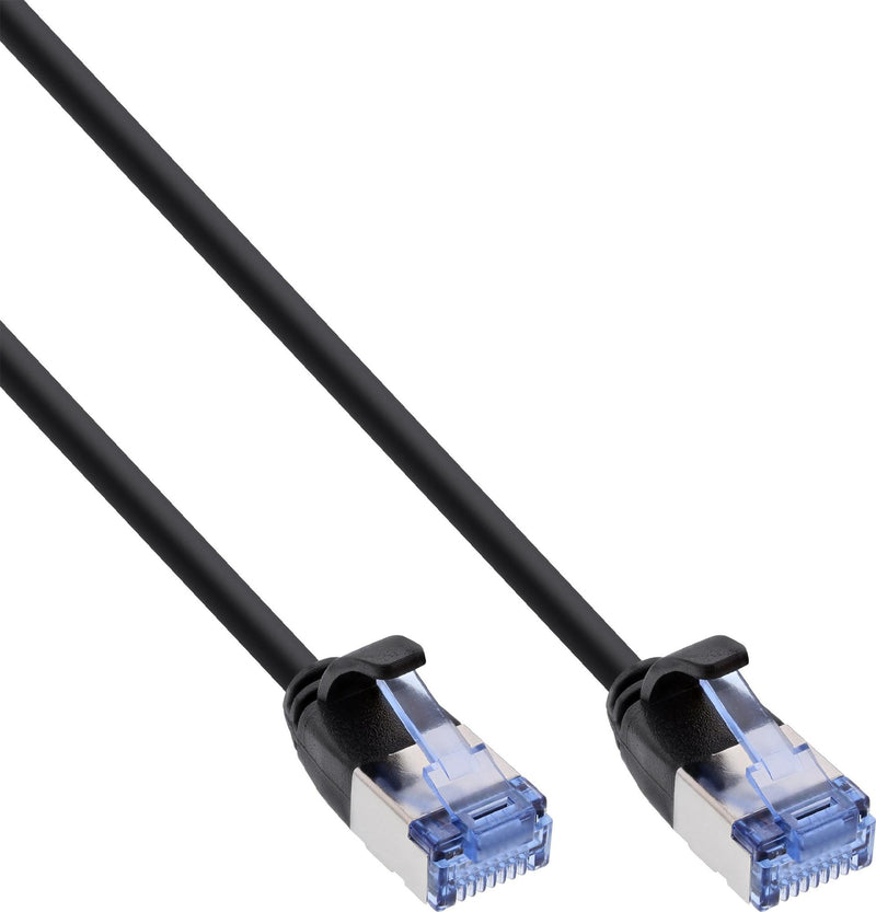 Inline Netzwerkkabel 0,5 m – Cat6a, schlankes Design