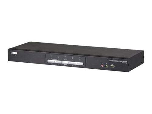 ATEN KVM Switch – 4 PCs steuern, Audio & USB integriert