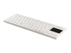 GETT Cleantype Xtra – Tastatur mit Touchpad, USB, weiß