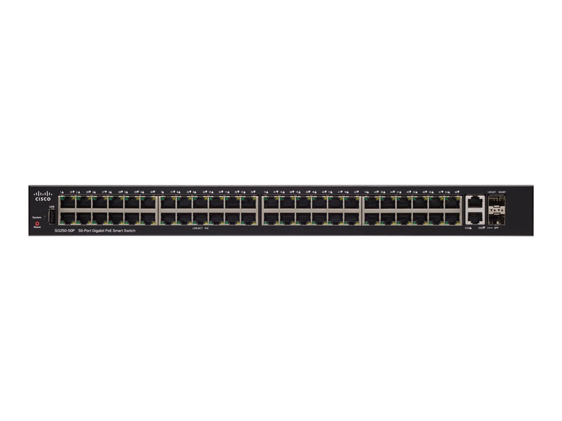 Cisco 50-Port Gigabit Switch – PoE für einfache Netzwerke