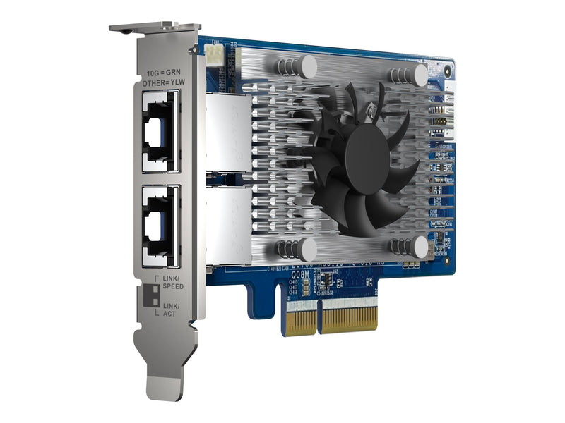 QNAP Netzwerkadapter – 10Gb Ethernet, PCIe 3.0 für schnelle Verbindungen