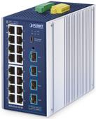 Planet Technology Netzwerk-Switch – 16 Ports, Managed für einfache Verwaltung