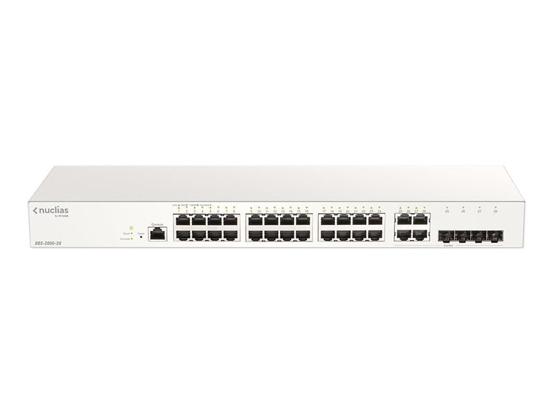 D-Link 28-Port Gigabit Switch – Cloud-Management, Rack-montierbar