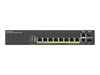 Zyxel Netzwerk-Switch – 8 Anschlüsse, PoE+, Cloud-Management