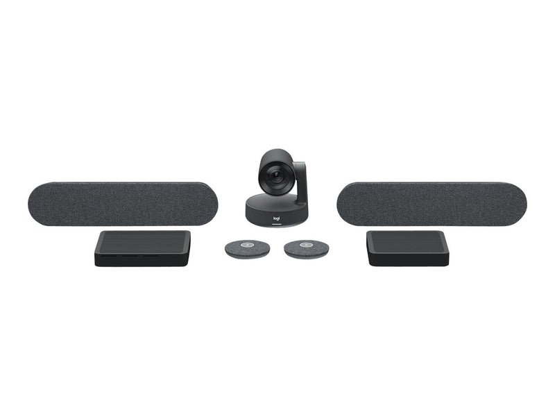 Logitech Rally Plus Videokonferenz-Kit – 4K Video, klare Sprachübertragung