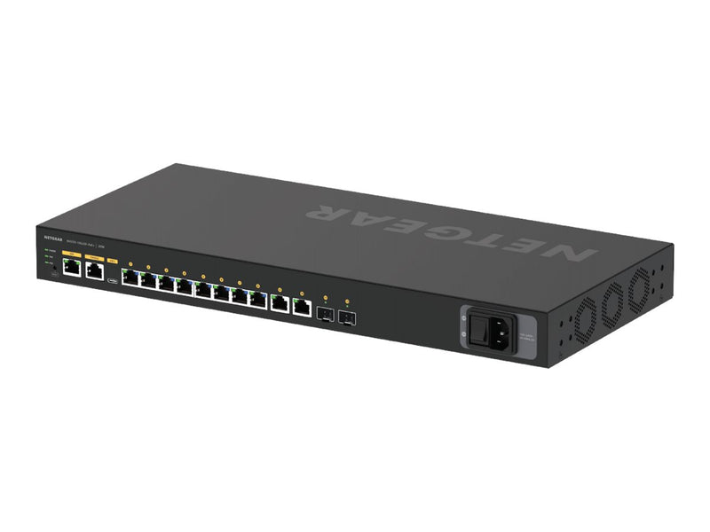 Netgear 12-Port Switch – PoE+ für Audio/Video, 10 Gigabit