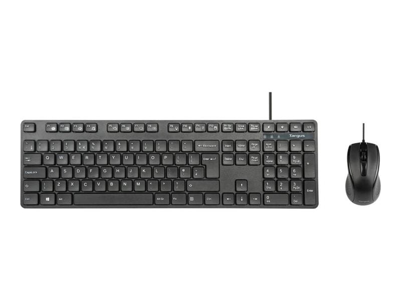TARGUS Tastatur- und Maus-Set – Vollgröße, antibakteriell