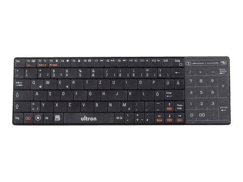TERRATEC Ultron Bluetooth-Tastatur – Kabellos, Deutsch