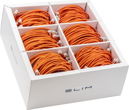 Wirewin Netzwerkkabel – 10 Gigabit, 0,5 m, orange