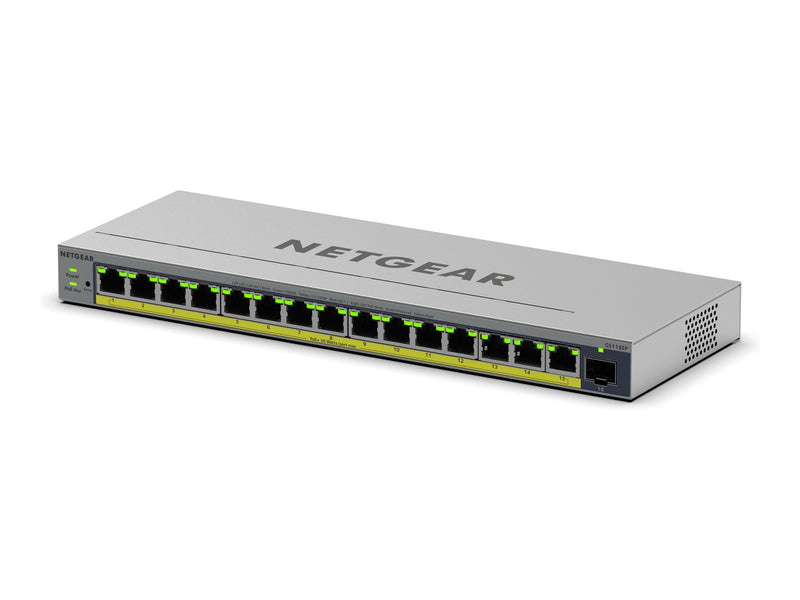 Netgear 16-Port Gigabit Switch – PoE+ für einfache Netzwerke