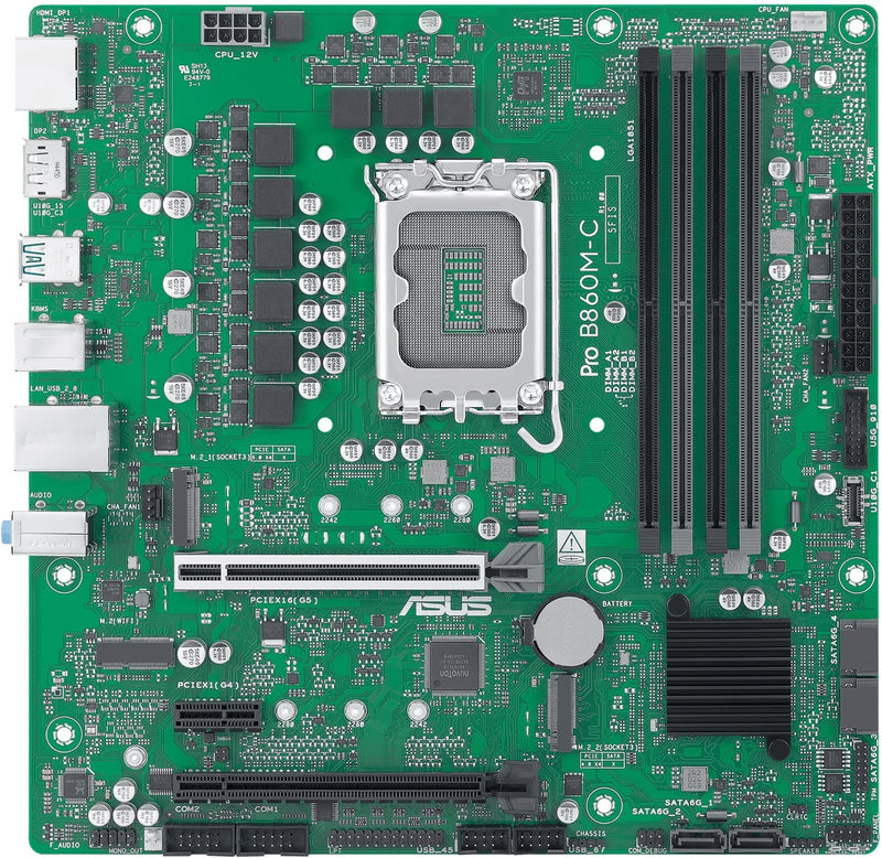 ASUS PRO Motherboard – USB-C, Gigabit LAN