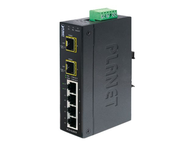 Planet Technology Gigabit Switch – 6 Anschlüsse, für DIN-Schiene