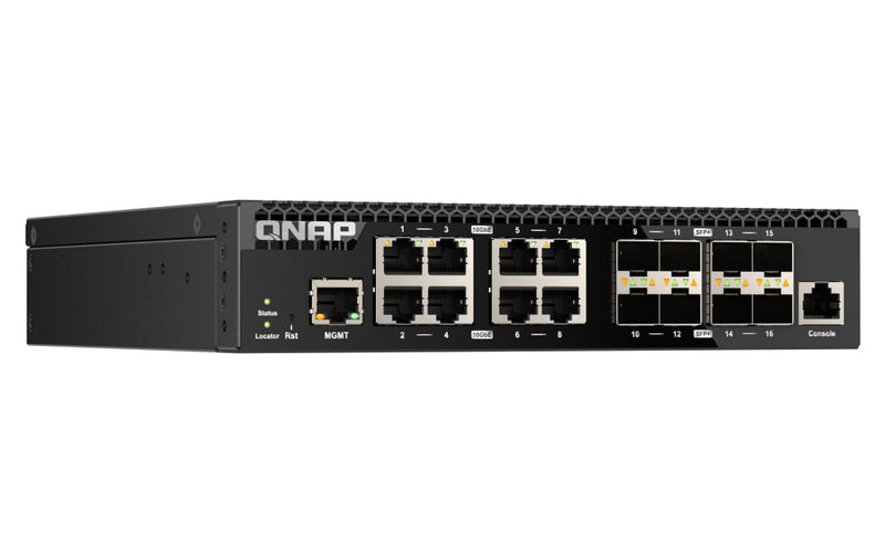 QNAP Netzwerk-Switch – 16 Anschlüsse, Rack-montierbar