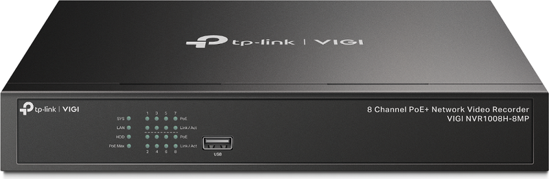 TP-Link 8-Kanal Video Recorder – PoE, 4K-Auflösung