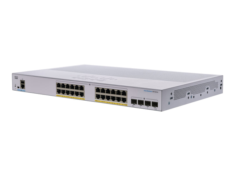 Cisco Managed Switch – 24 Anschlüsse, PoE+ für kleine Unternehmen