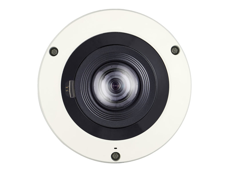 Hanwha Netzwerk-Überwachungskamera – 4 MP Fisheye, Zweiwege-Audio