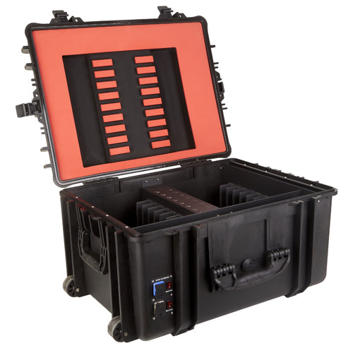 Deqster Tablet-Koffer – Schnellladefunktion für 16 Tablets