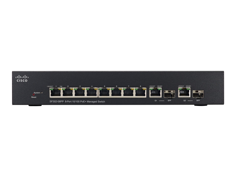 Cisco Switch – 8 Ports, PoE+ für kleine Büros